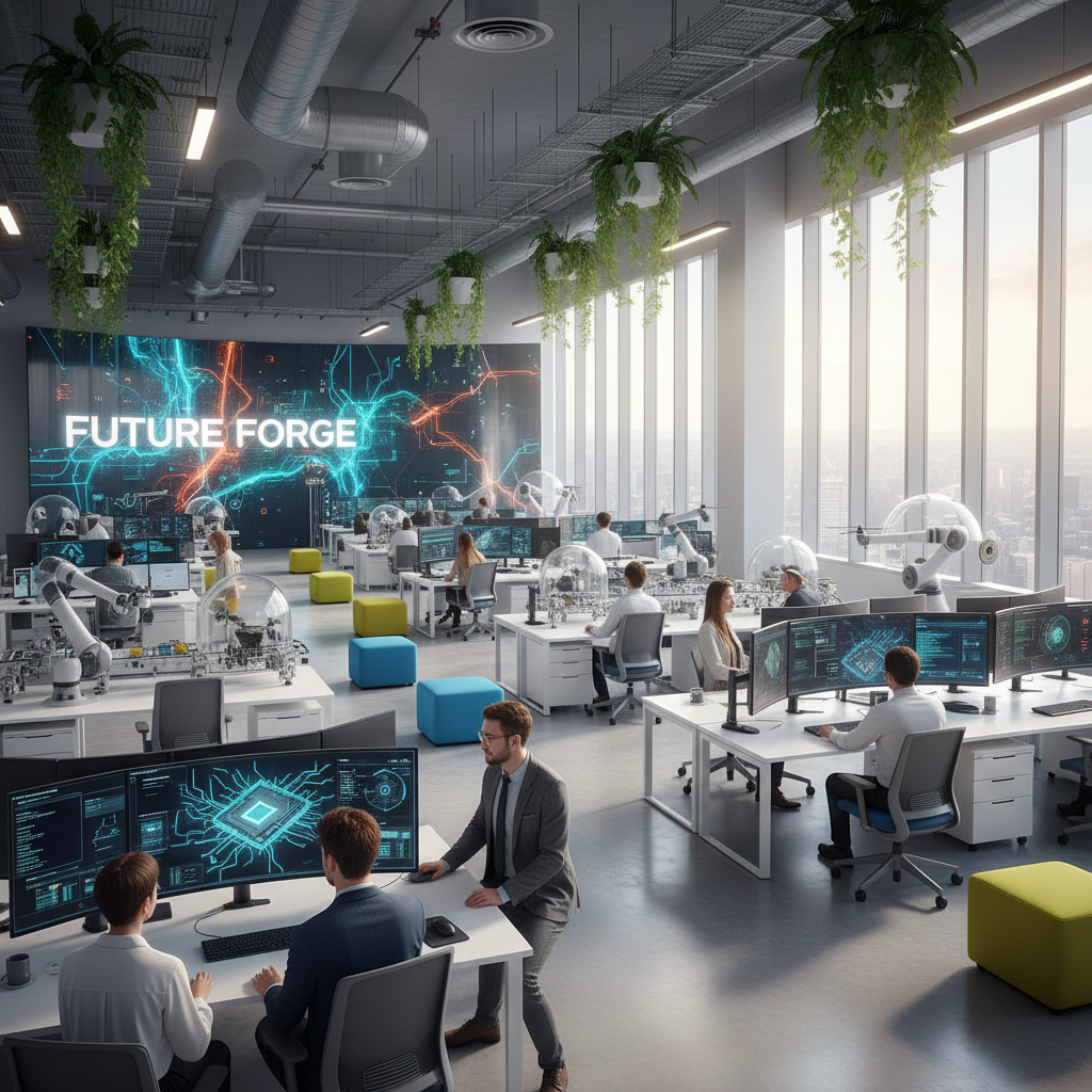 Factory and manufacturing illustration for PTFE tape production